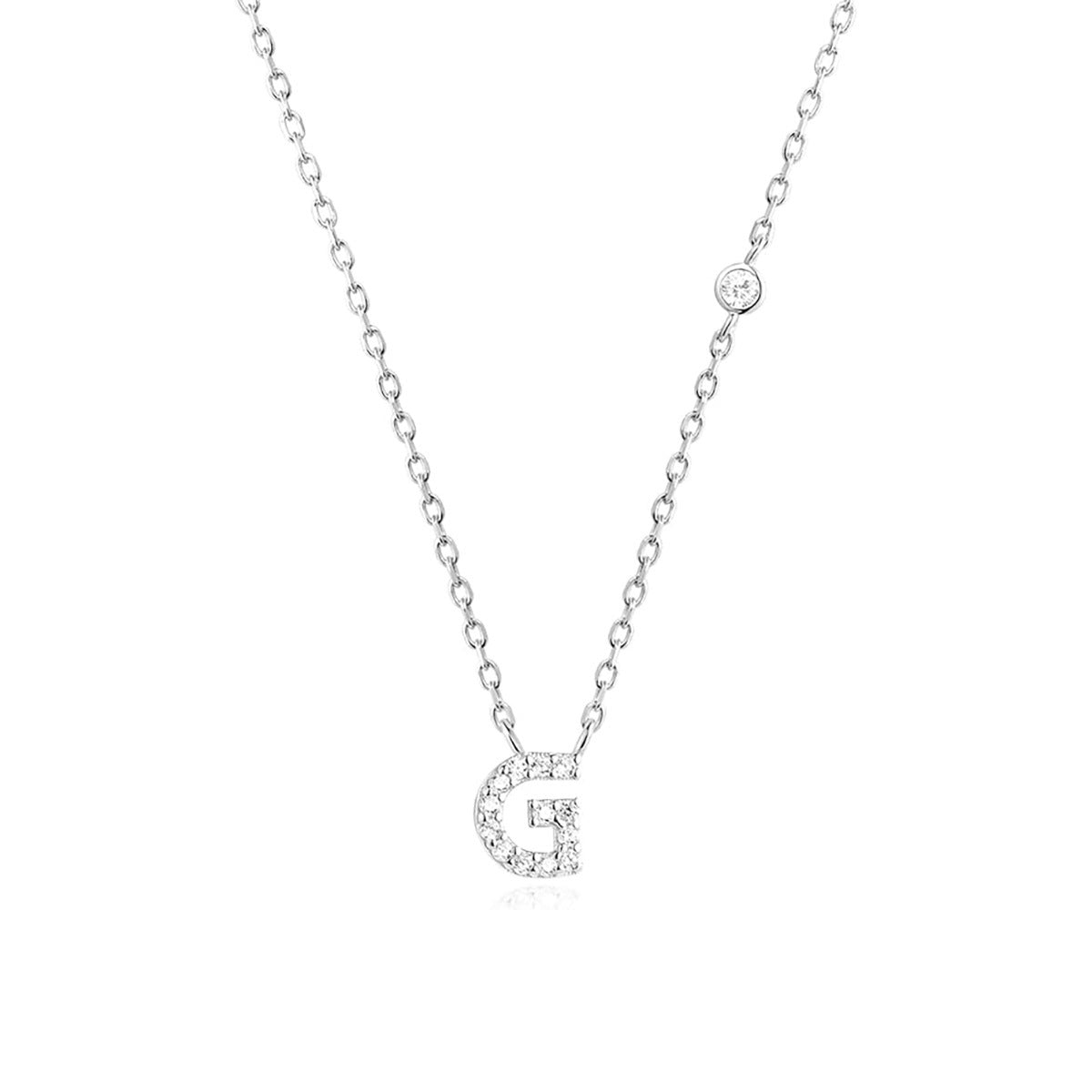 Elapsed Initial Necklace