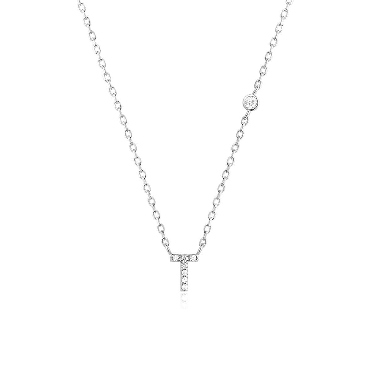 Elapsed Initial Necklace