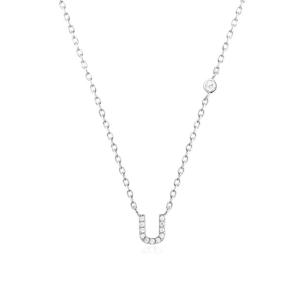 Elapsed Initial Necklace