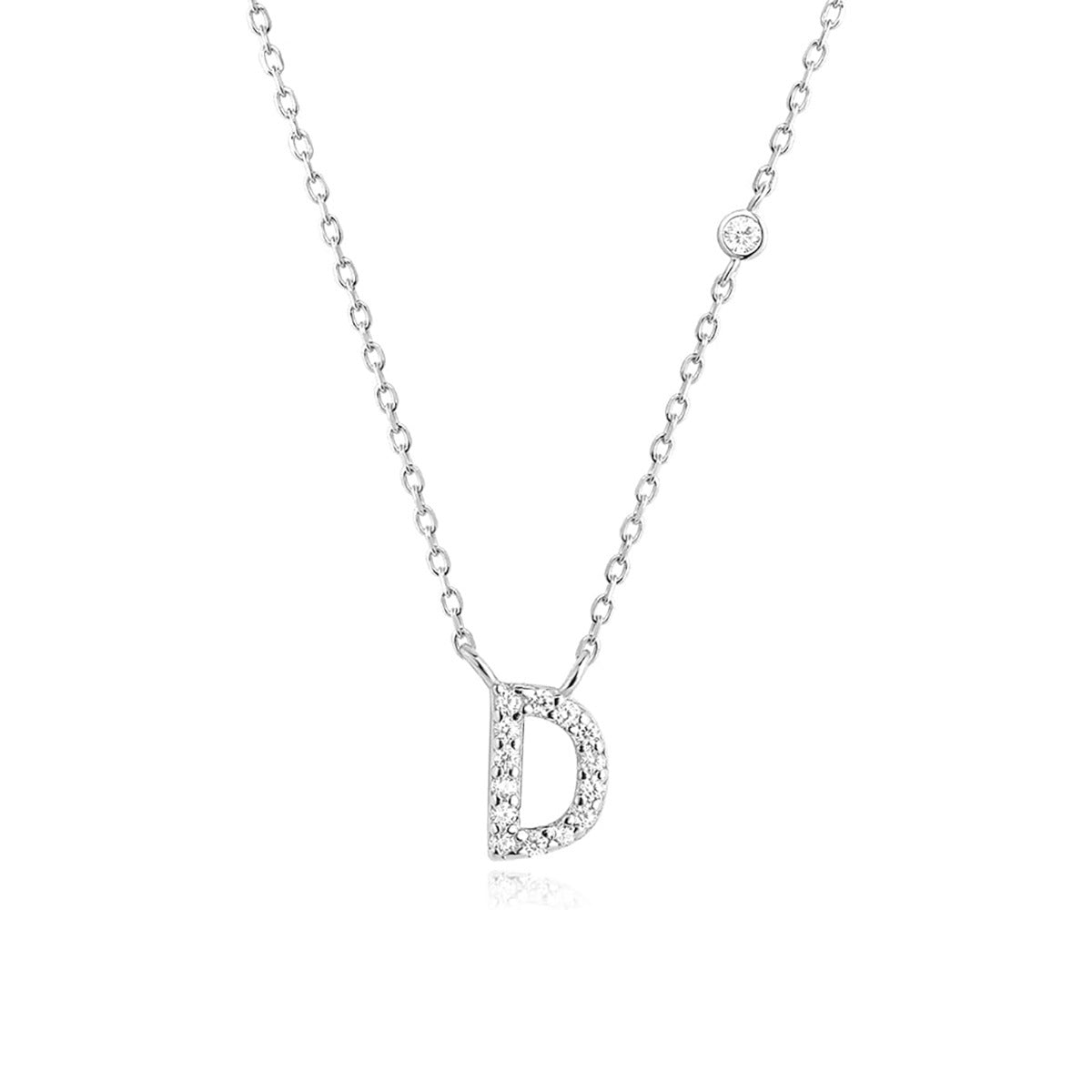 Elapsed Initial Necklace