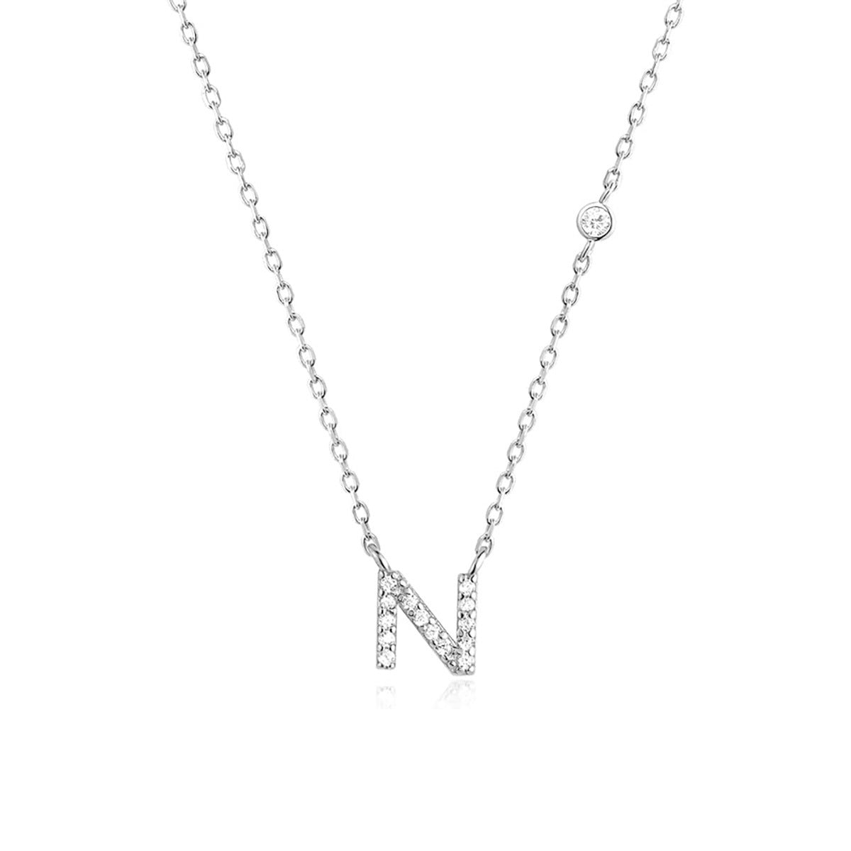 Elapsed Initial Necklace