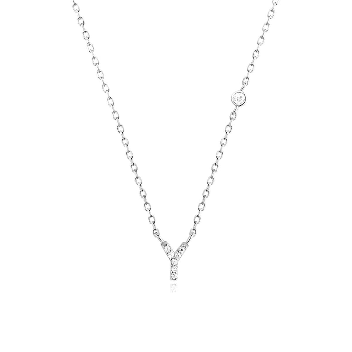 Elapsed Initial Necklace