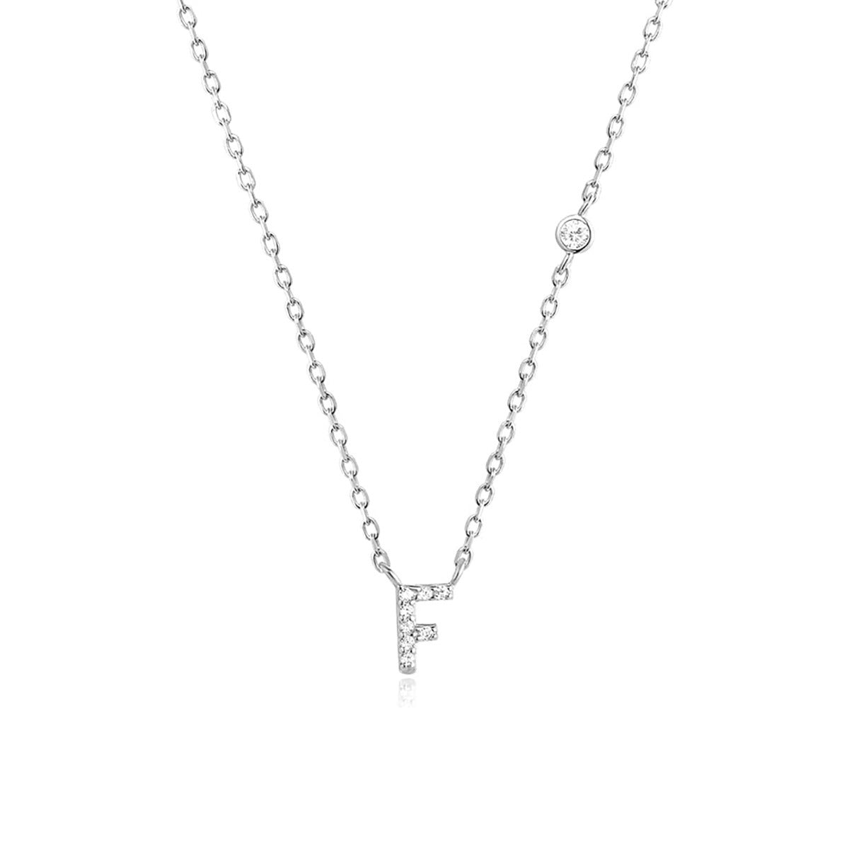 Elapsed Initial Necklace