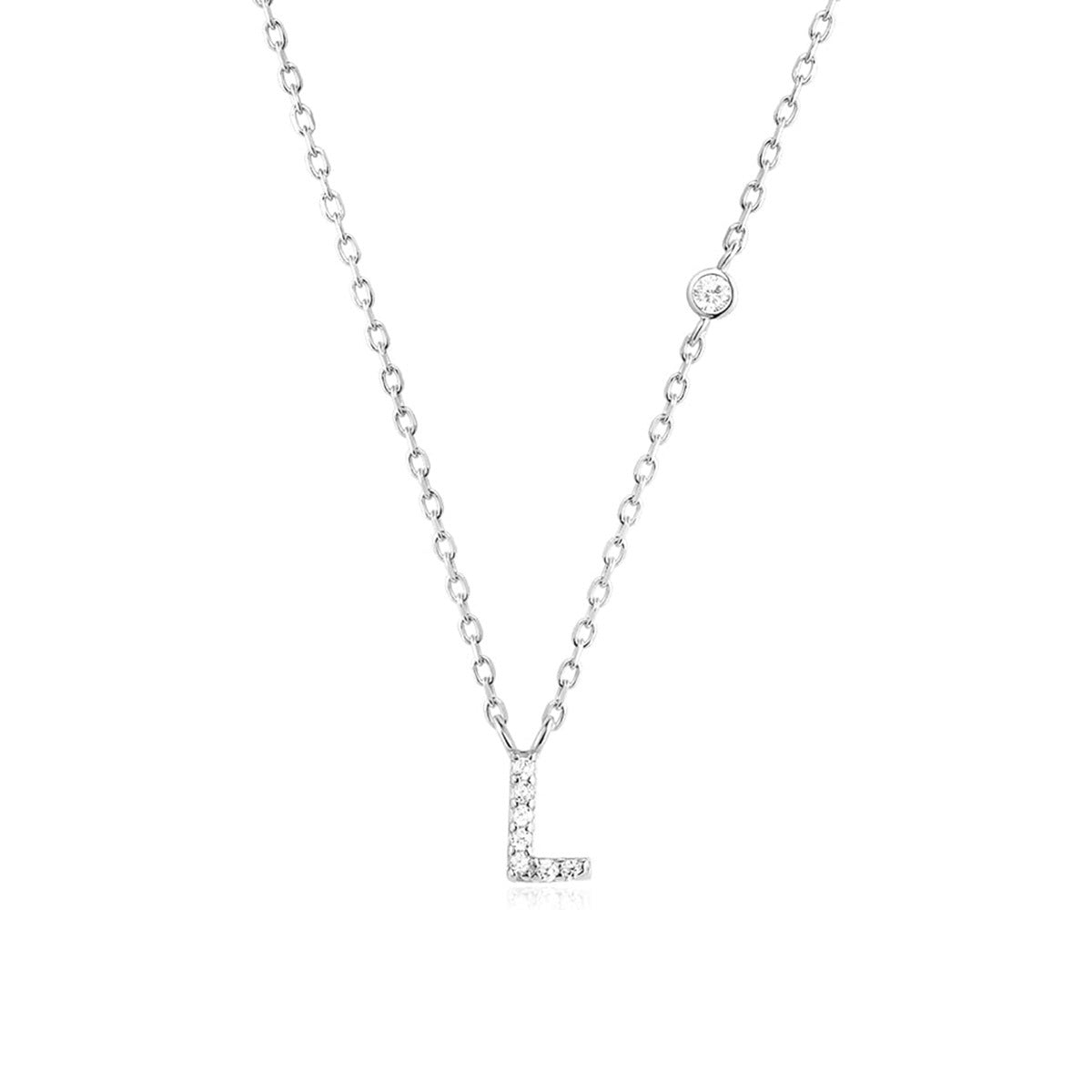 Elapsed Initial Necklace