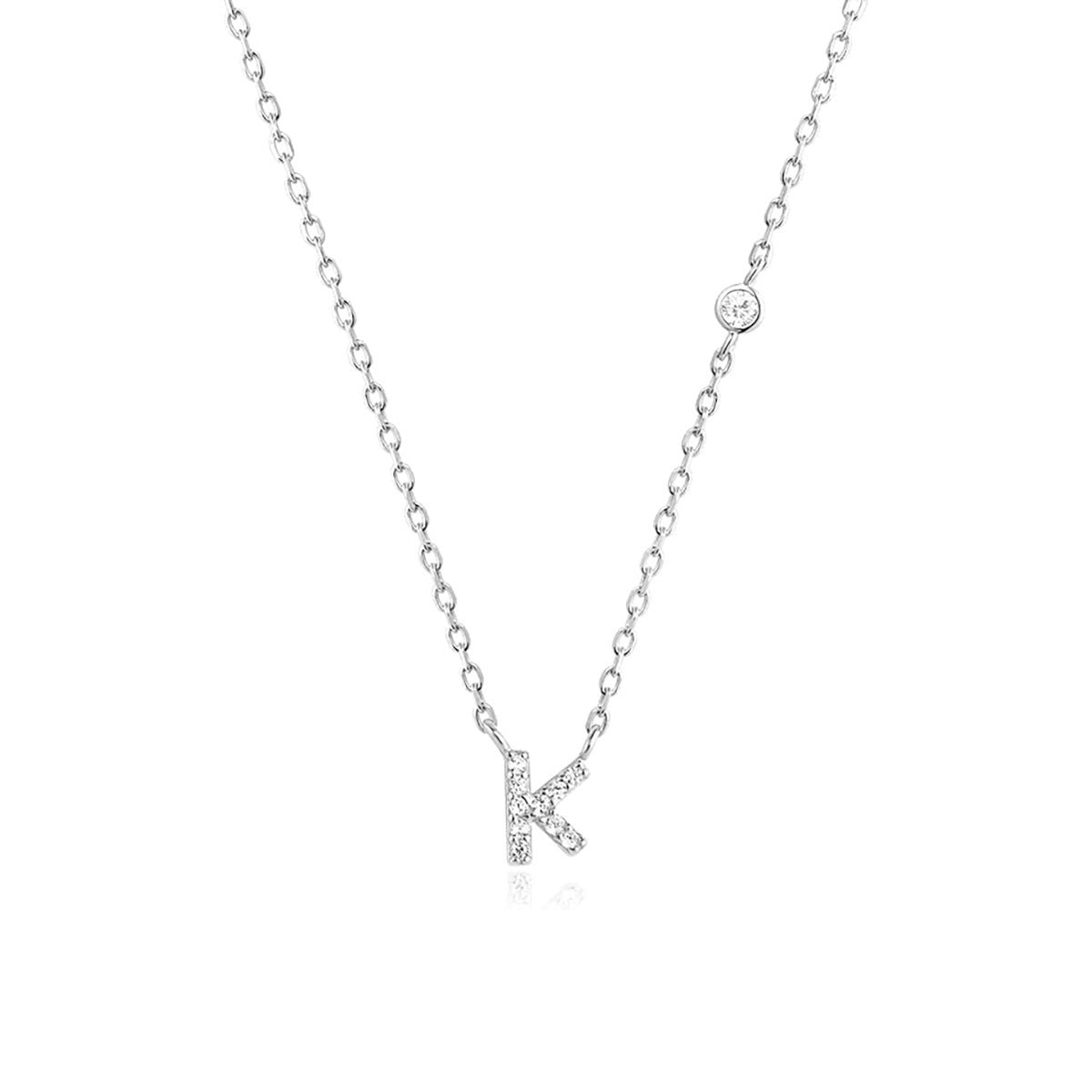 Elapsed Initial Necklace