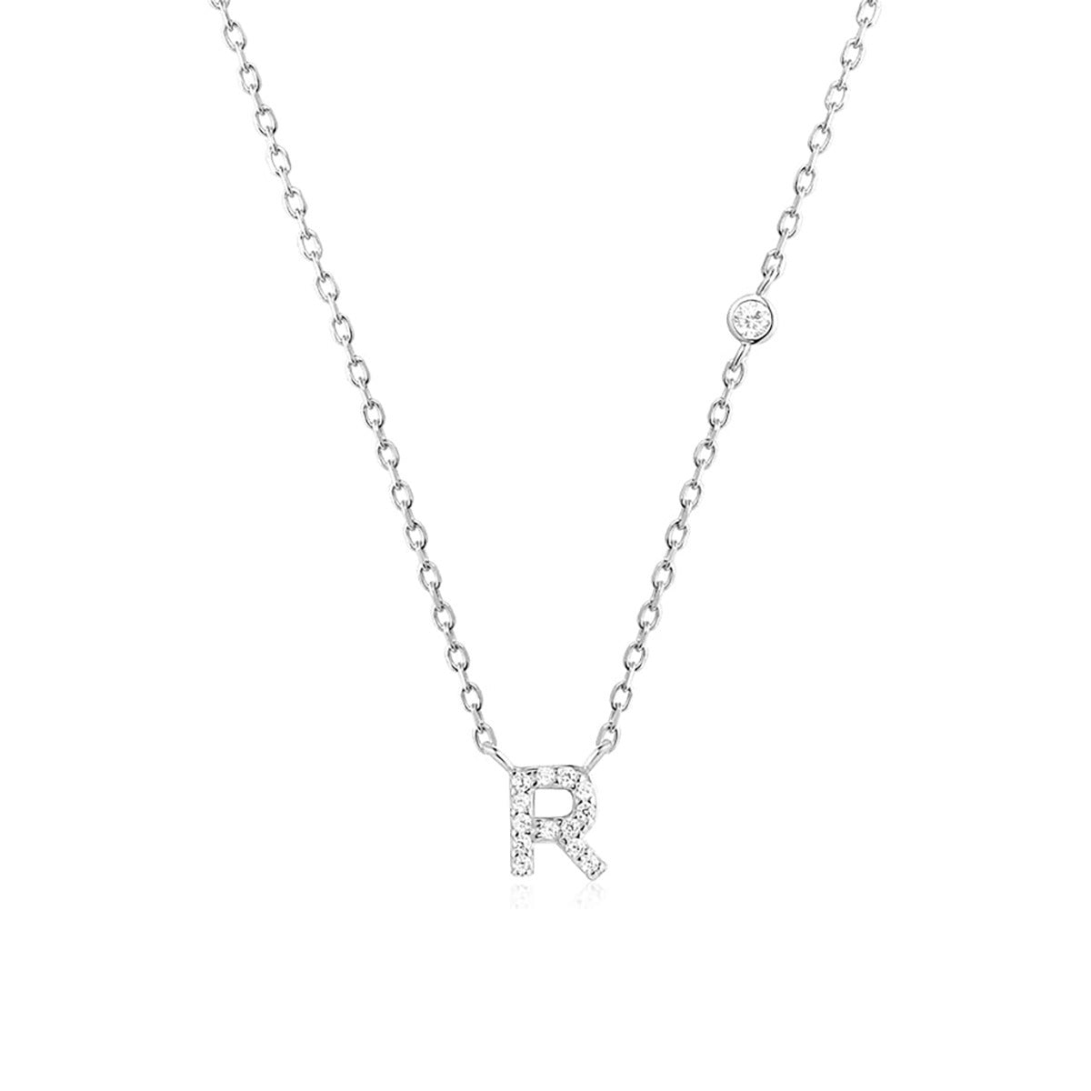 Elapsed Initial Necklace