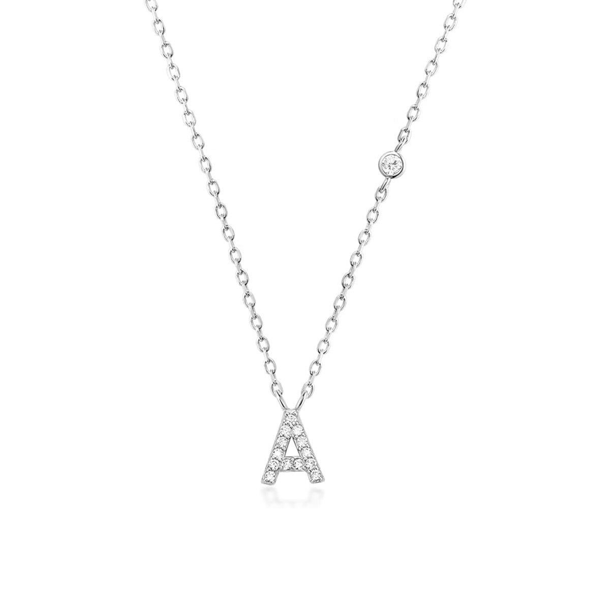 Elapsed Initial Necklace