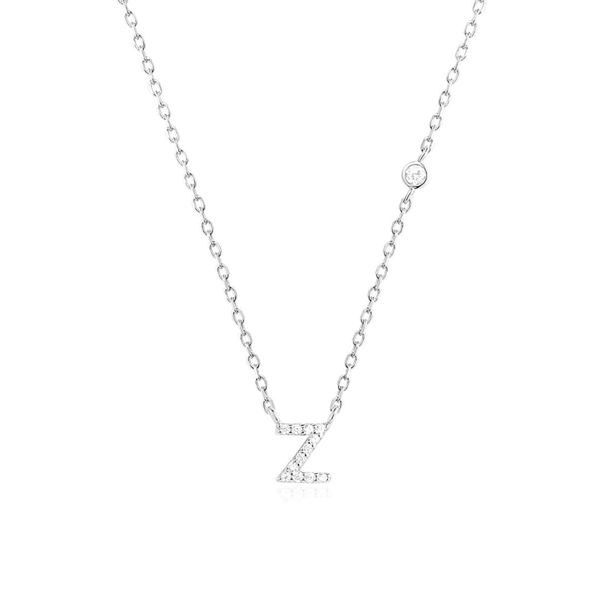 Elapsed Initial Necklace