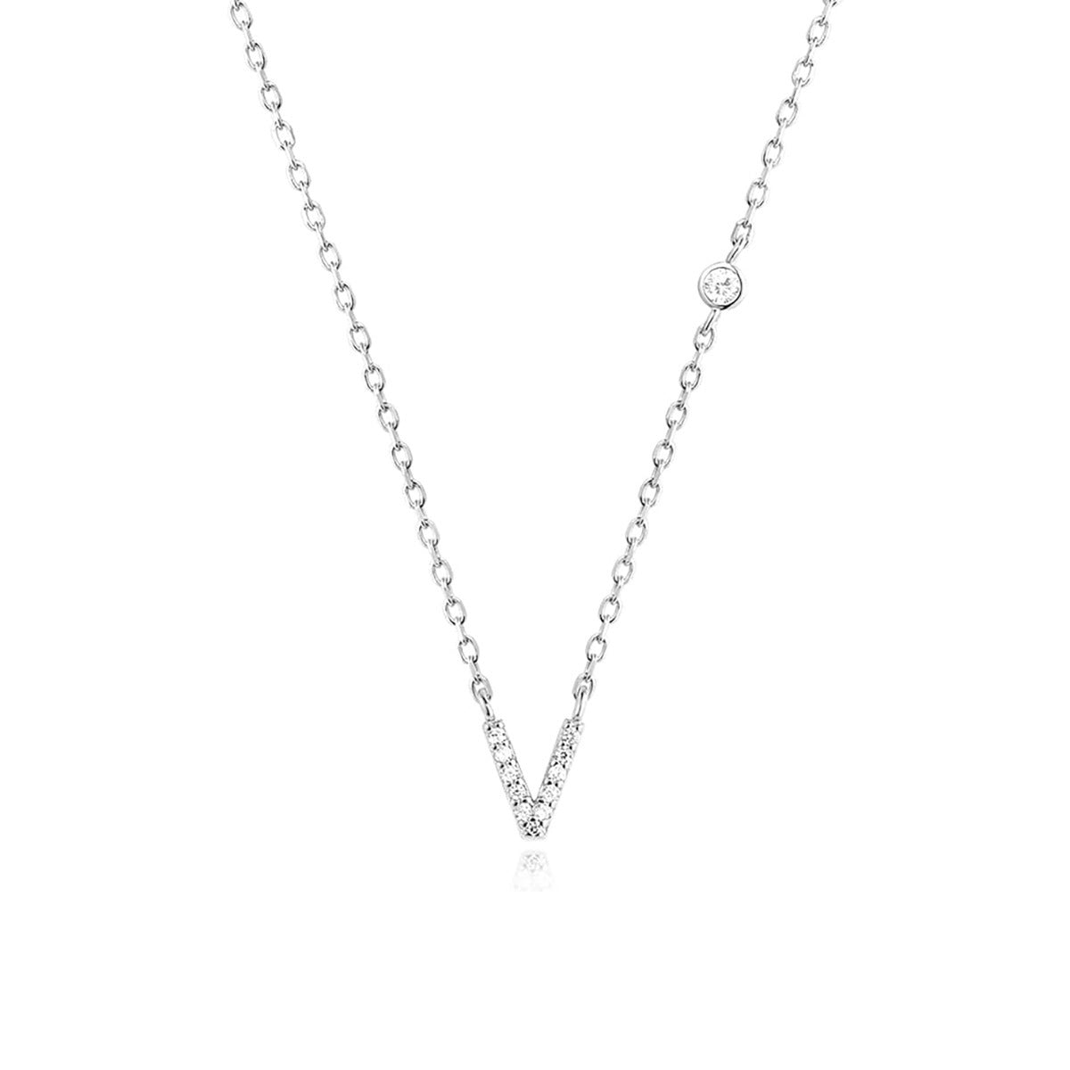 Elapsed Initial Necklace