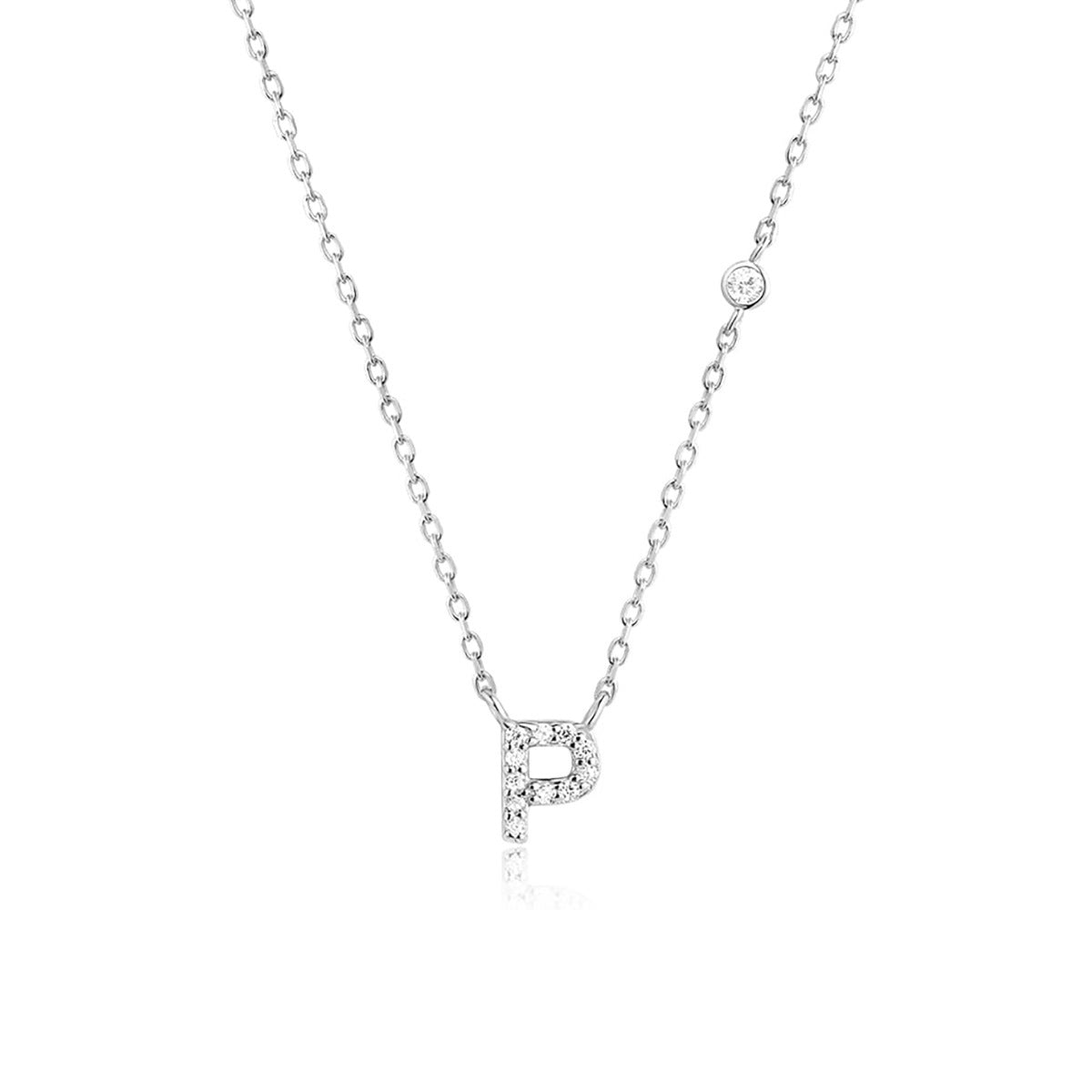 Elapsed Initial Necklace